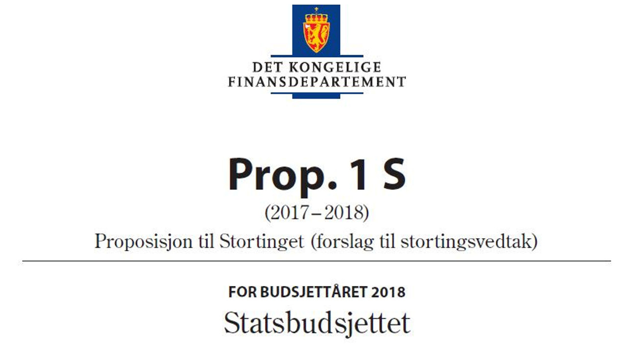 Statsbudsjettet 2018